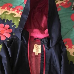 Girls Blue Rain Jacket